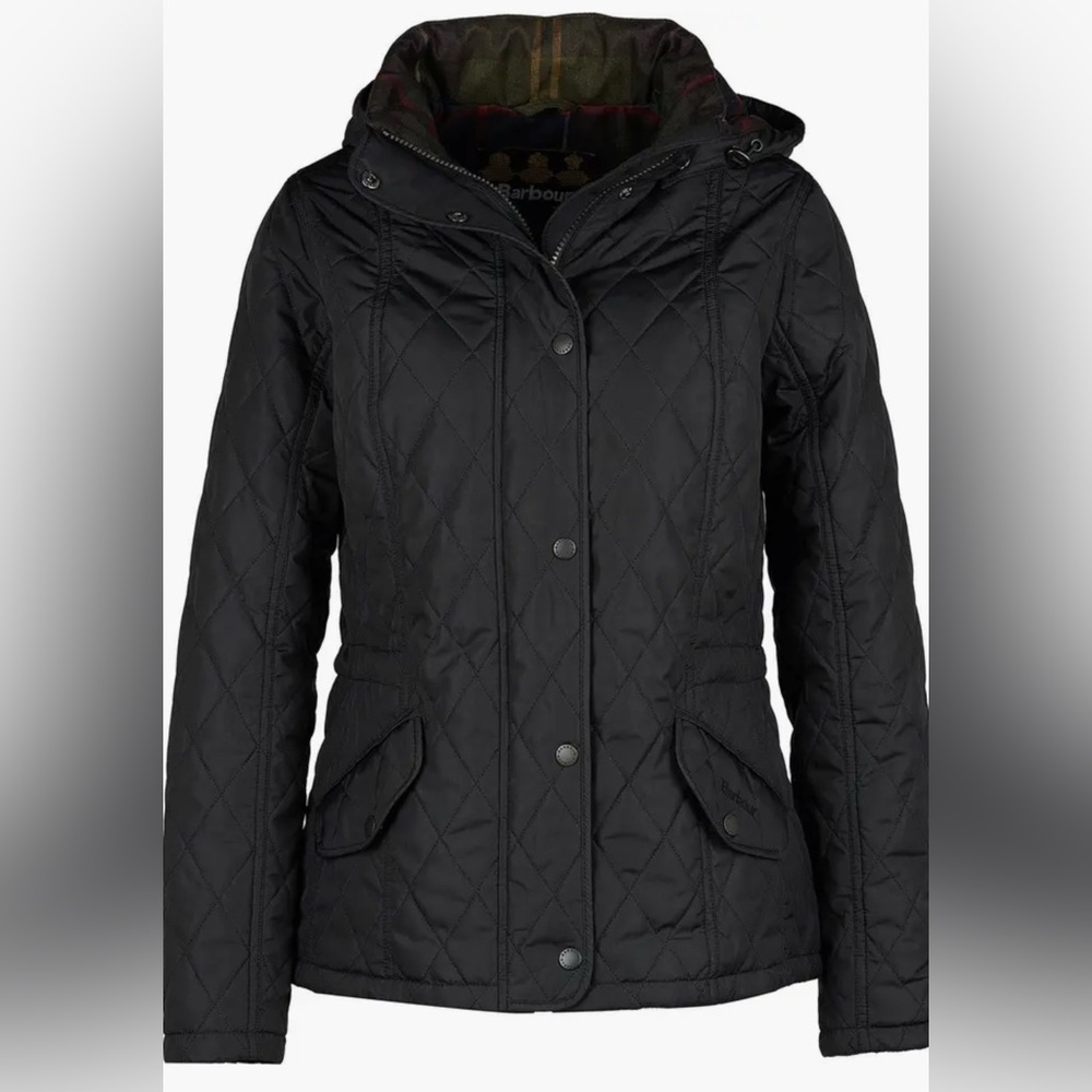 Barbour Millfire Hooded Quilted Jacket size : US8 
NWT